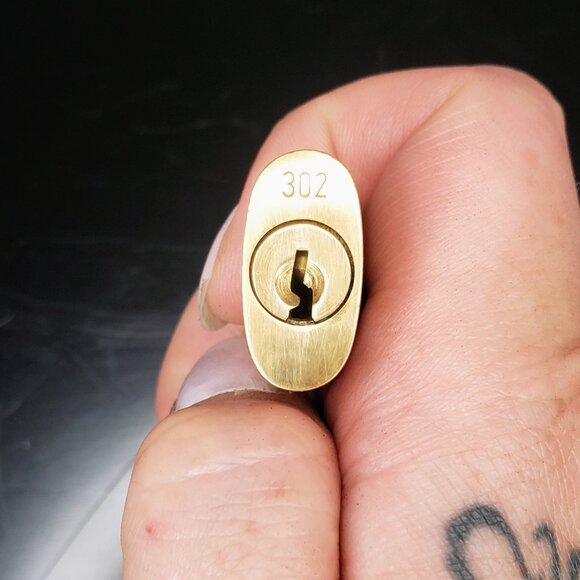 Authentic Louis Vuitton Brass Lock & Key #302 - Picture 5 of 5